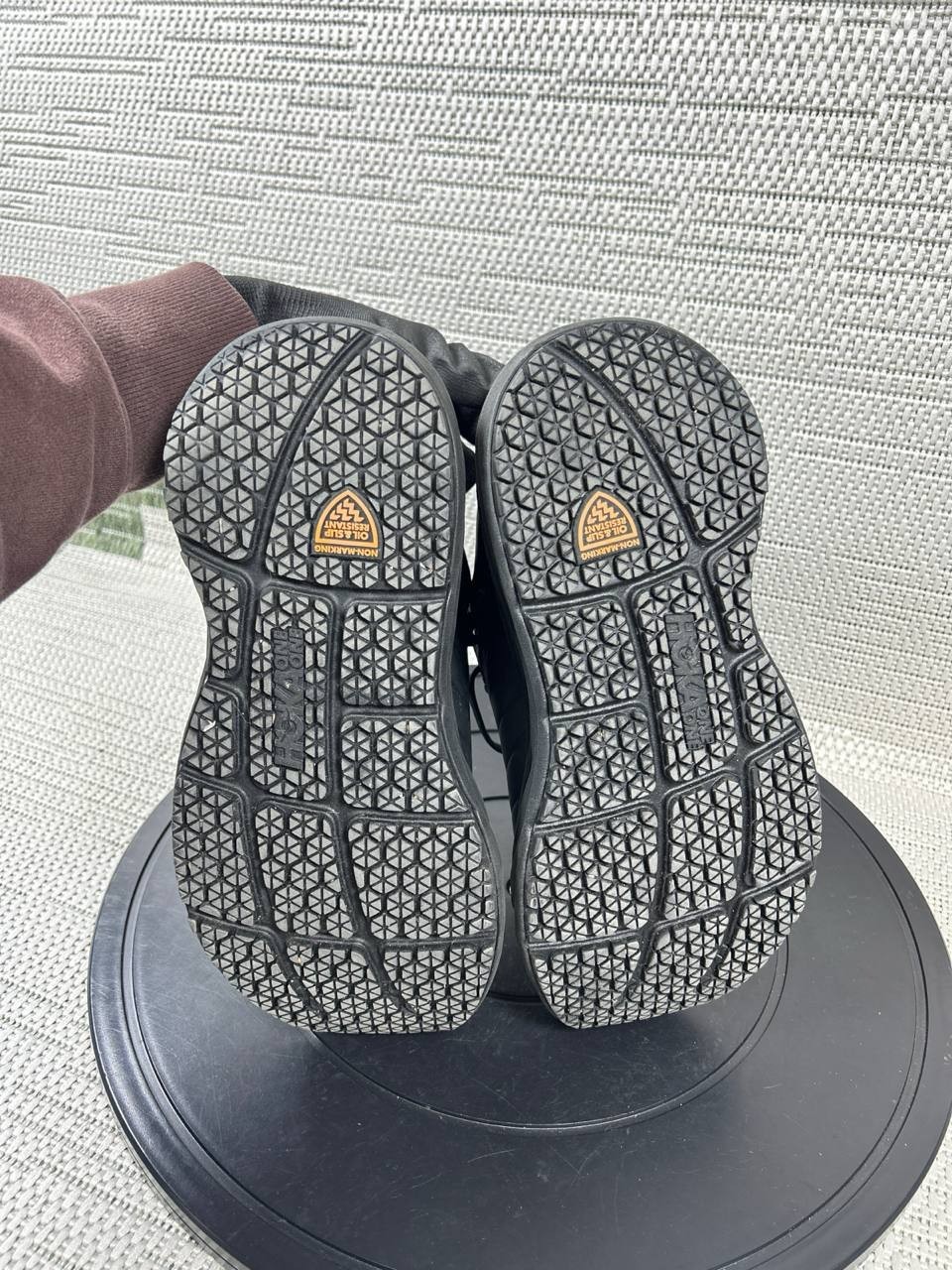 Hoka One One Shoes Womens Size 8.5 Bondi Slip Resistant Soft Toe Work Black