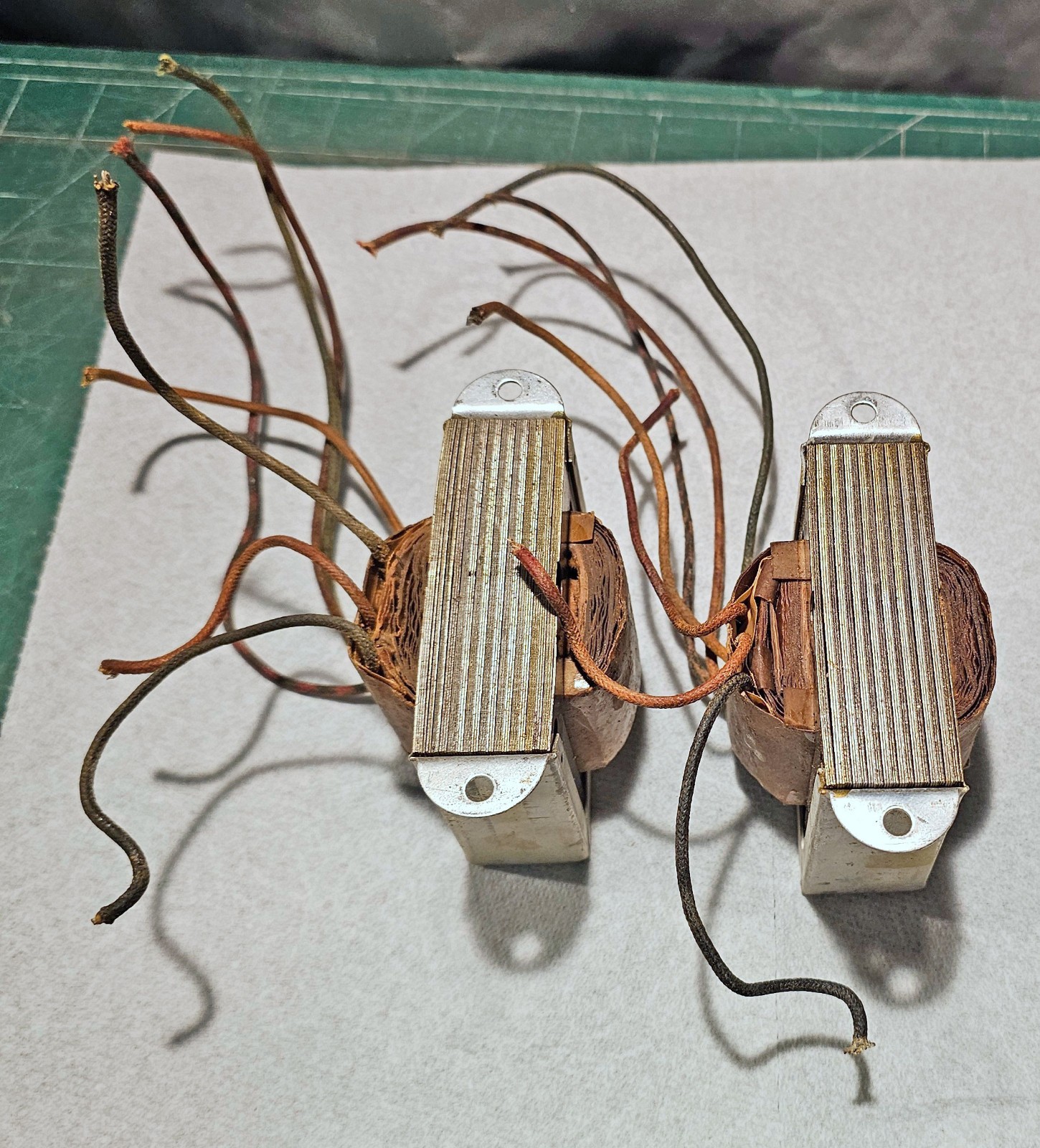 1 Pair - 6L6 Audio Output Transformers - 18451 - From Wurlitzer Organ Amp 6144