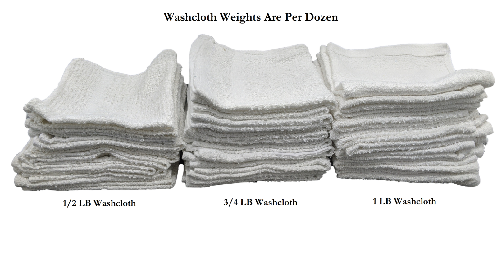 12x12 White Value Washcloths Lt Weight Cloth Rags Bath/Craft/Kitchen/Garage/Face