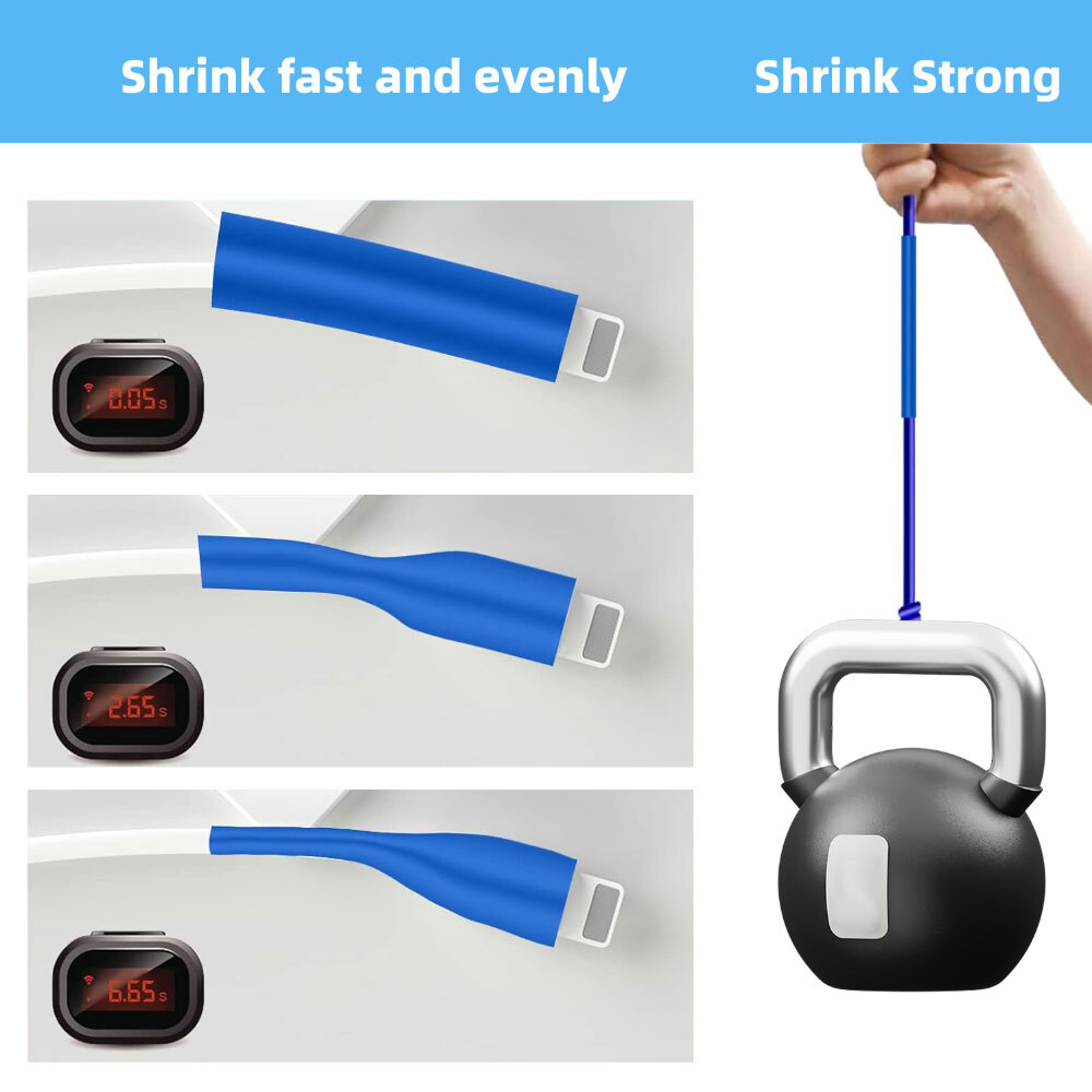 560 PCS. 2:1 HEAT SHRINK TUBING TUBE SLEEVING WRAP CABLE WIRE 5 COLORS 12 SIZES