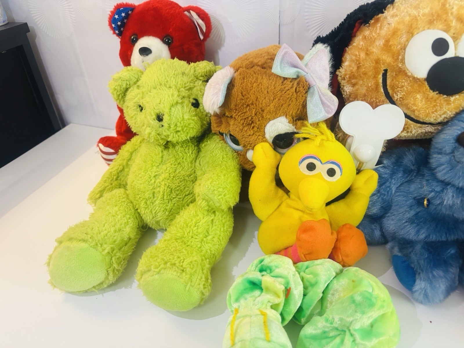 Boyds Bears Sesame Street Plush Toys Mixed Lot Teddy Bears Dog Bird 2000