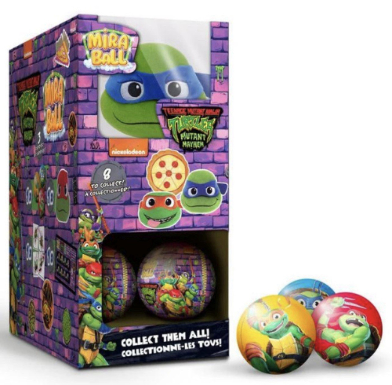 New Display Miraball Ninja Turtles Blind Box Toys Metal Ball Plush 28 Mira Ball