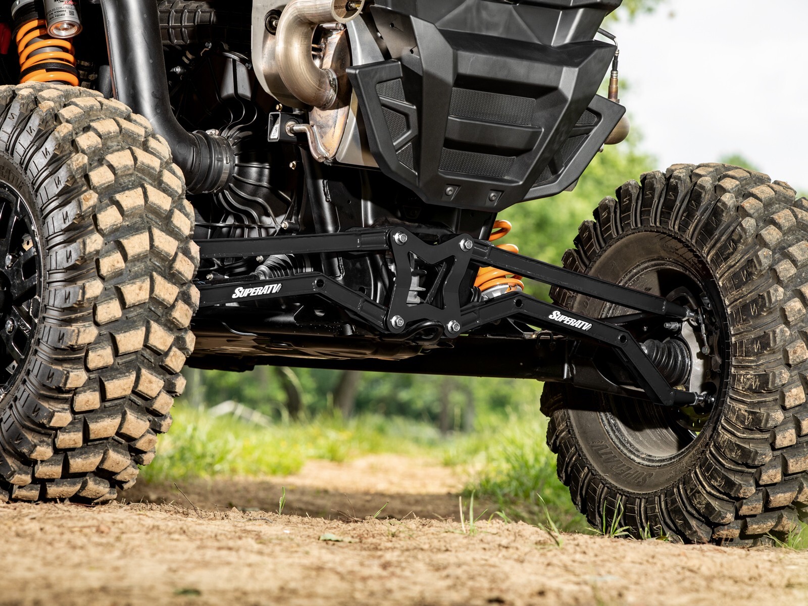 SuperATV High Clearance Boxed Radius Arms for Polaris RZR XP/See Fitment