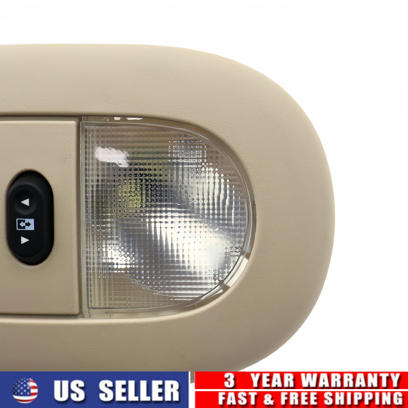 1PCS Beige Overhead LED Dome Light Sunroof Switch For 2004-2008 Ford F-150 NEW
