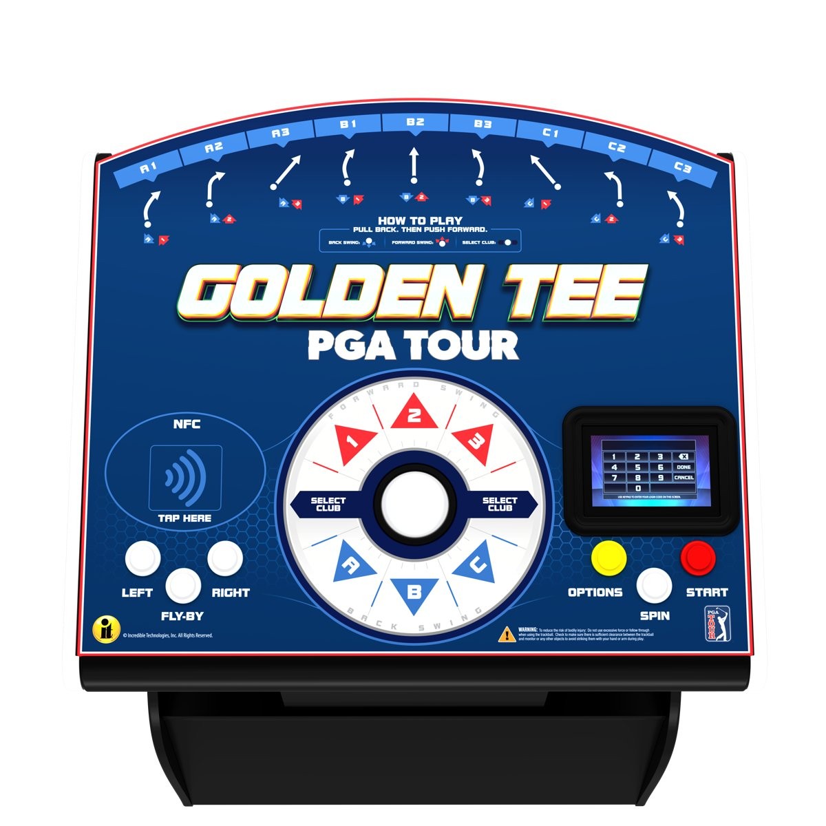 Golden Tee Golf Game - PGA TOUR Showpiece Pro Edition - 2026 - Free Play