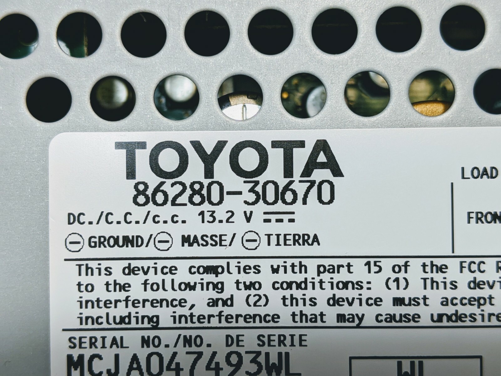 86280-30670 Lexus Pioneer Amplifier GS350 GS350h 2013 2014 2015 REFURB w/ core $