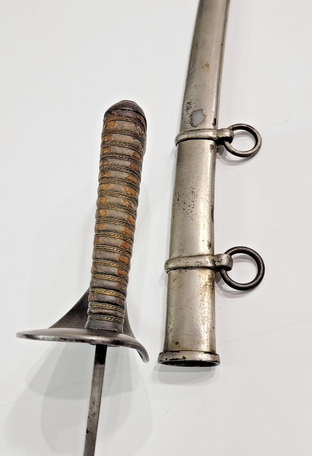 WWI US 1906 Experimental M1905 Ames AS Co Sword Officer Steel Scabbard