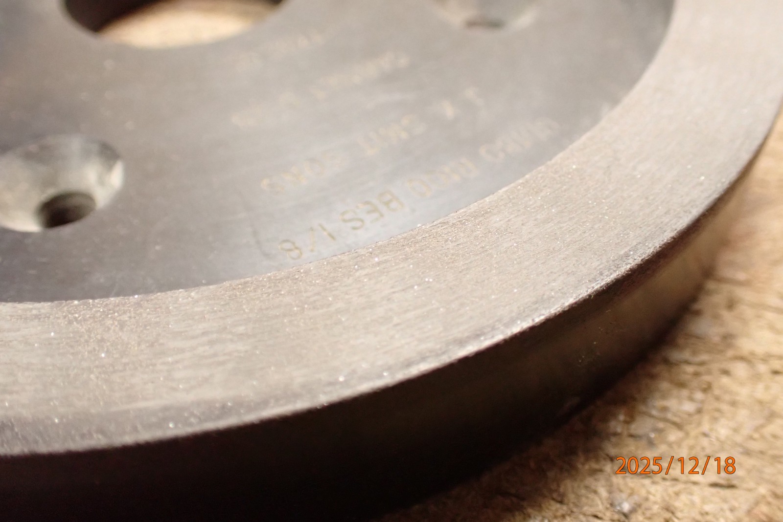 2, OLDER 6" TOOL GRINDER DIAMOND WHEELS