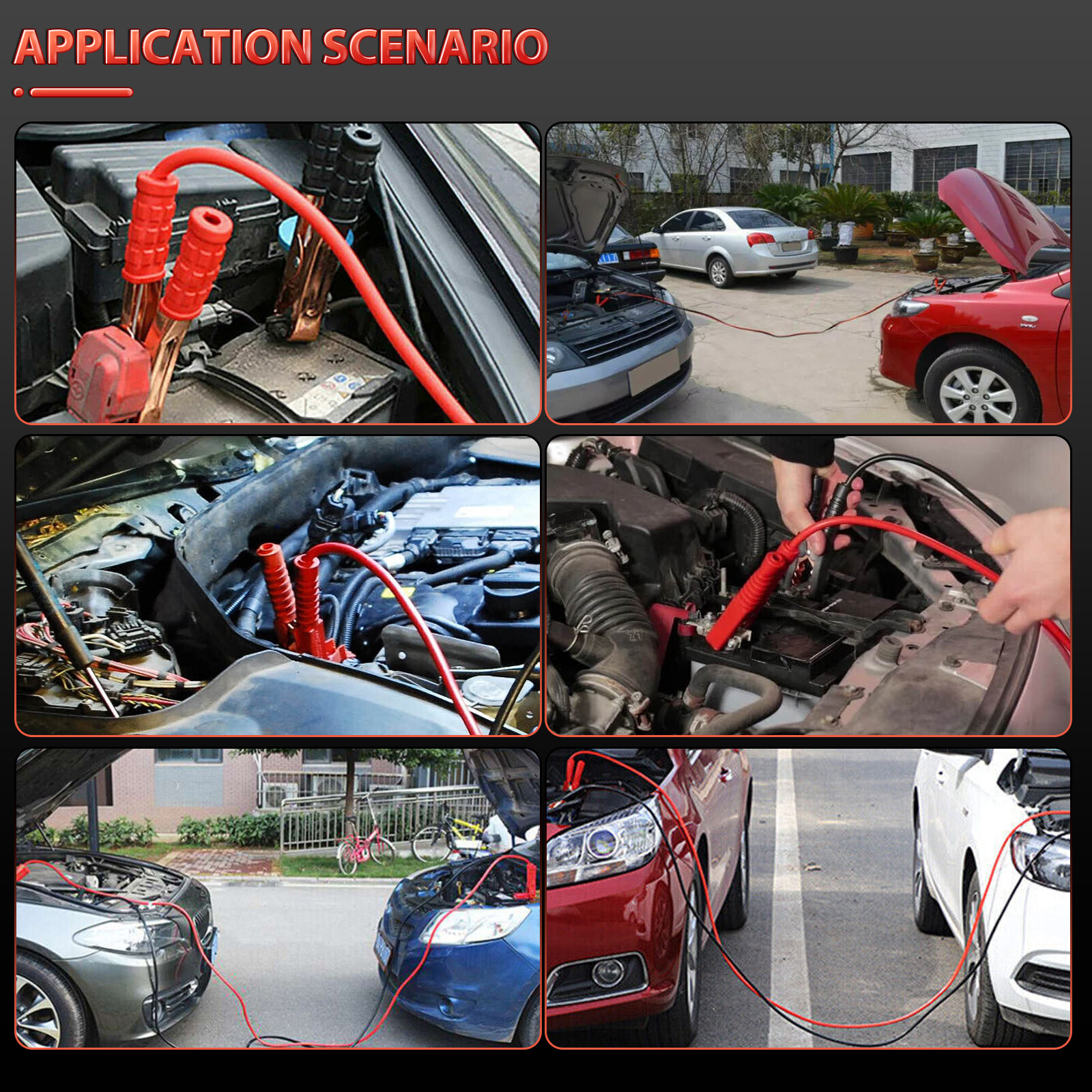 Commercial Grade Jumper Cable HEAVY DUTY Car Battery Booster Kit 4 2 GAUGE 20ft