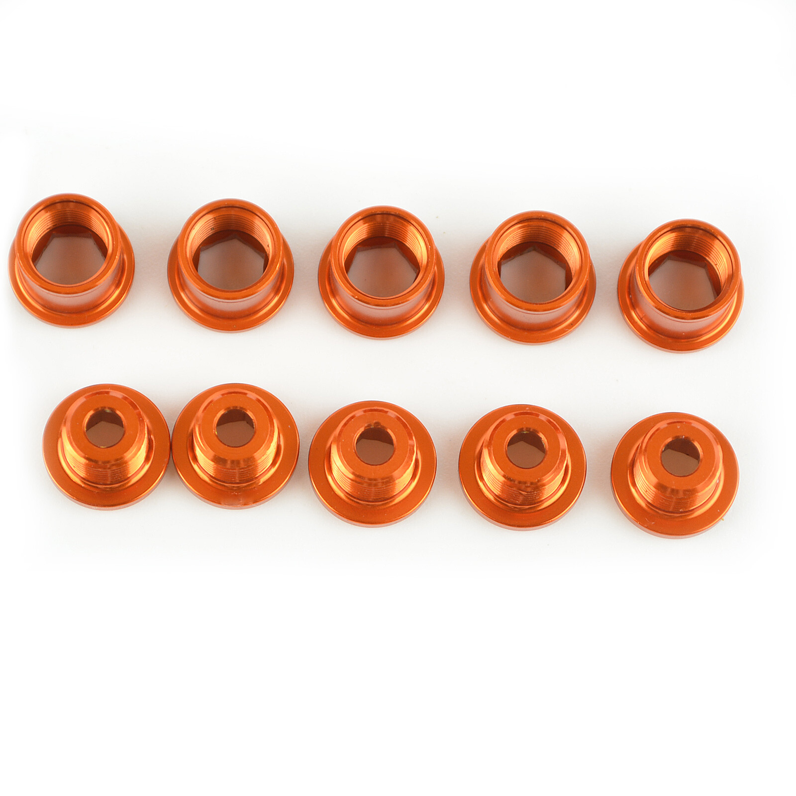 OMNI Racer WORLDS LIGHTEST Crankset Chainring Bolts Fits Shimano, Sram: ORANGE