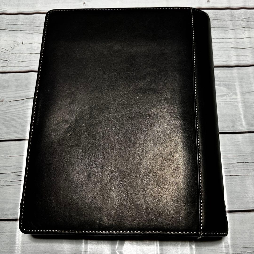 Filofax Hamilton ZIP A5 Leather Organizer Genuine Leather Excellent Condition