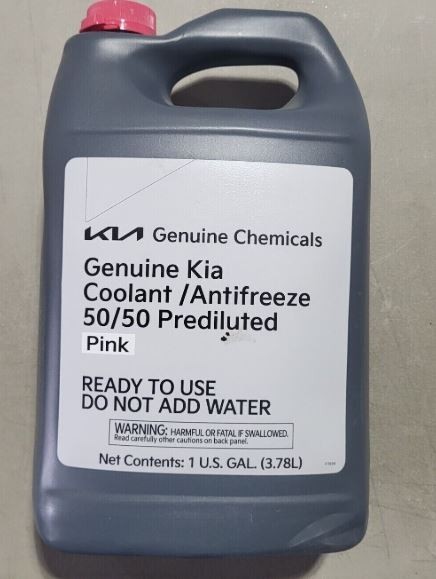 Genuine Kia Pink Coolant Antifreeze UM020-CH263