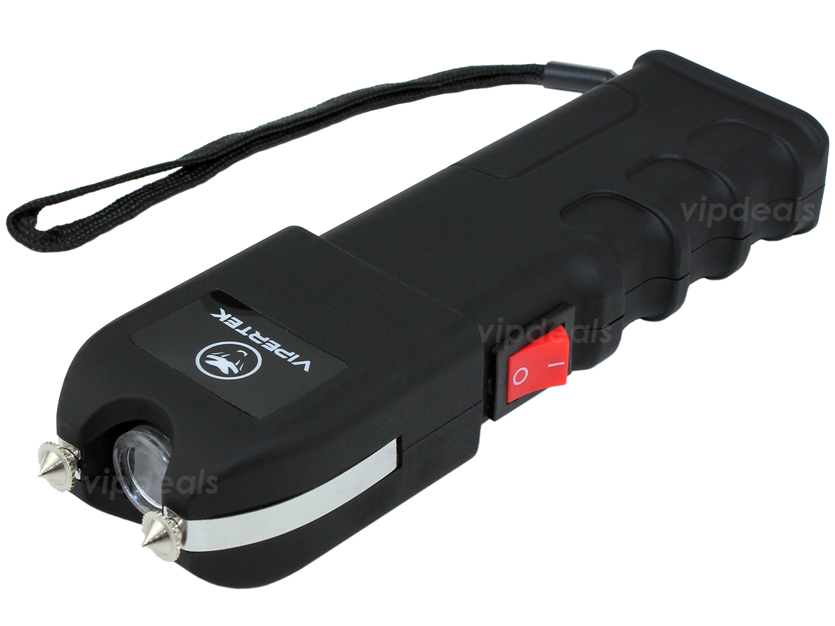 VIPERTEK Stun Gun VTS-989 - 700BV Heavy Duty Rechargeable LED Flashlight