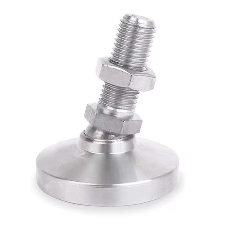 S & W Manufacturing Ms-Sw2-316 Level Mount, Swivel Stud, M12, 1-7/8In Base