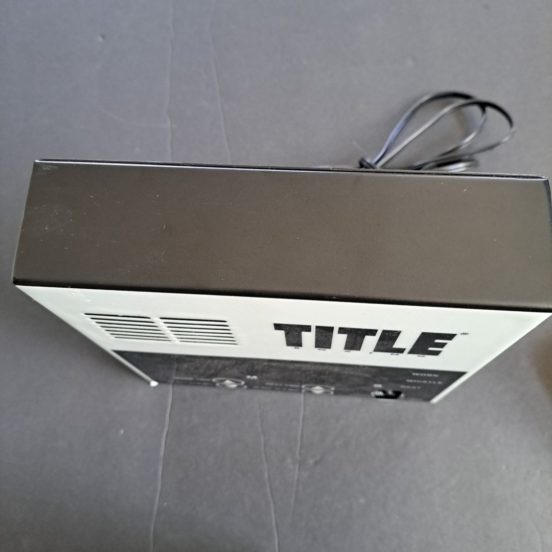 Professional Digital Gym Timer by Title, 2" LED Display 8"x3"x8" - Not Working