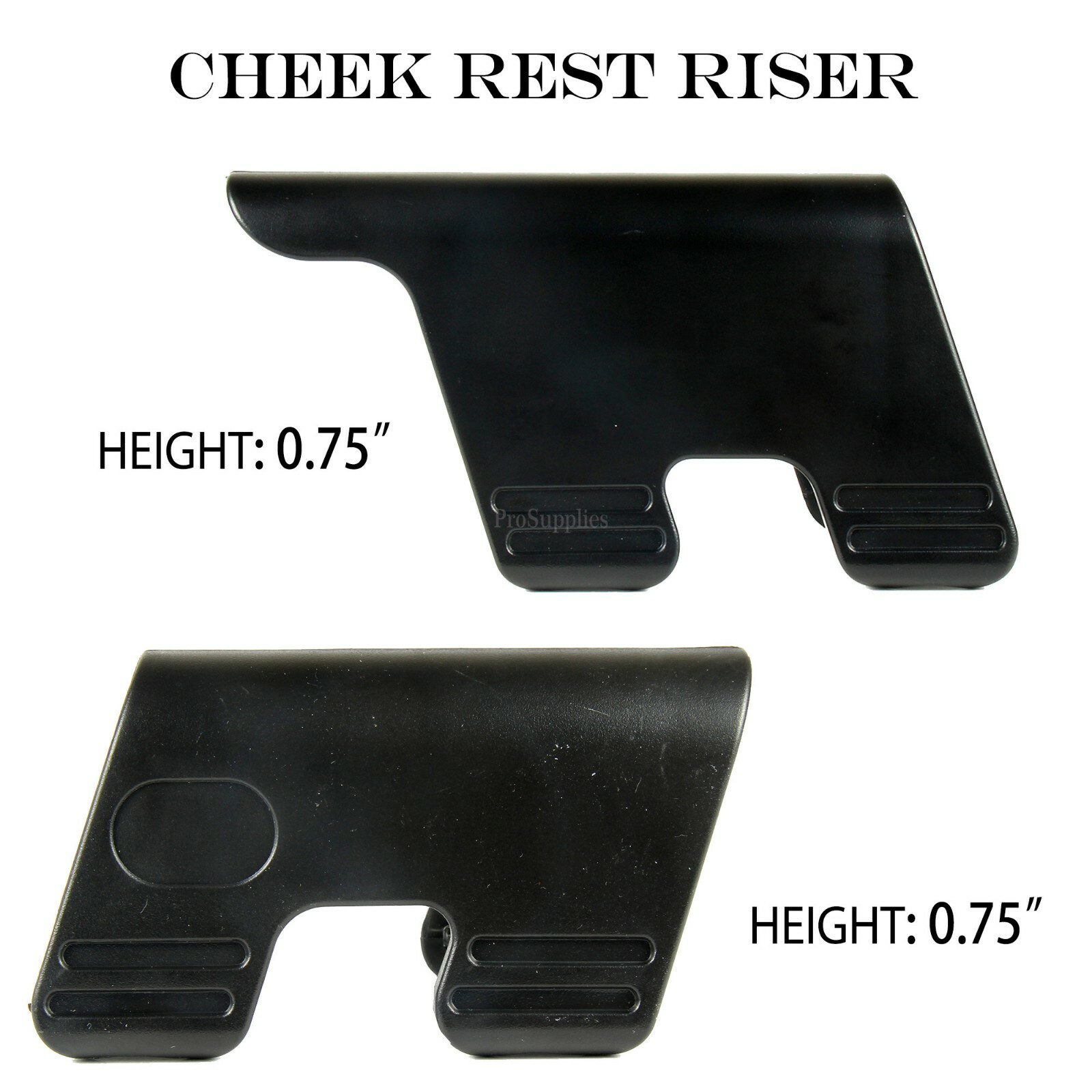Tactical Cheek Rest Riser For Buttstock - Hight 1.25" and 0.75"  2pcs combo