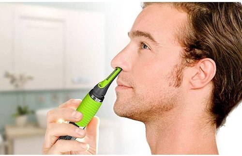 Hot Men Nose Ear Face Neck Eyebrow Hair Mustache Beard Trimmer Shaver Clipper PE