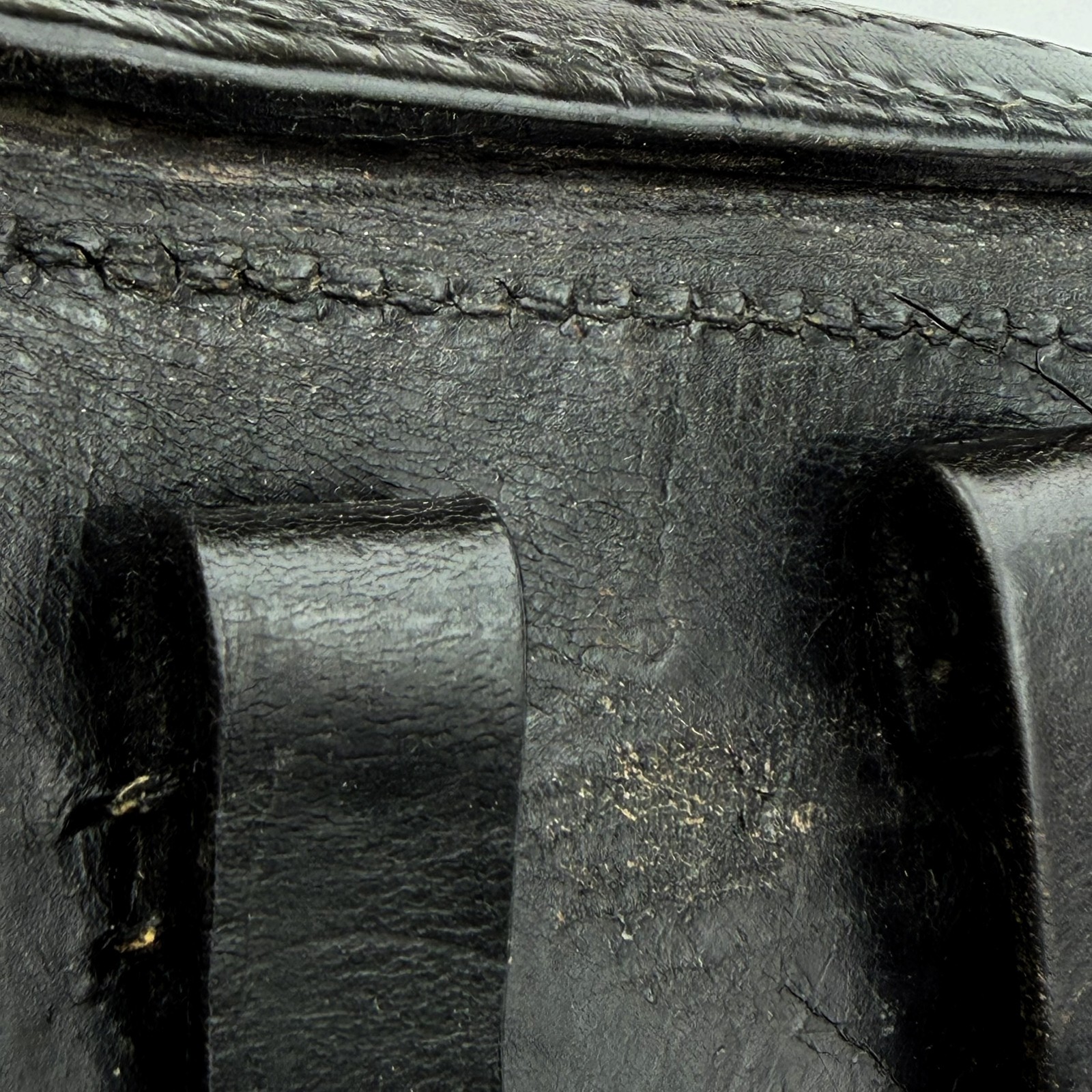 Walther P.38 Pistol HARDSHELL HOLSTER. Faint Oakleaf. Original Vintage.