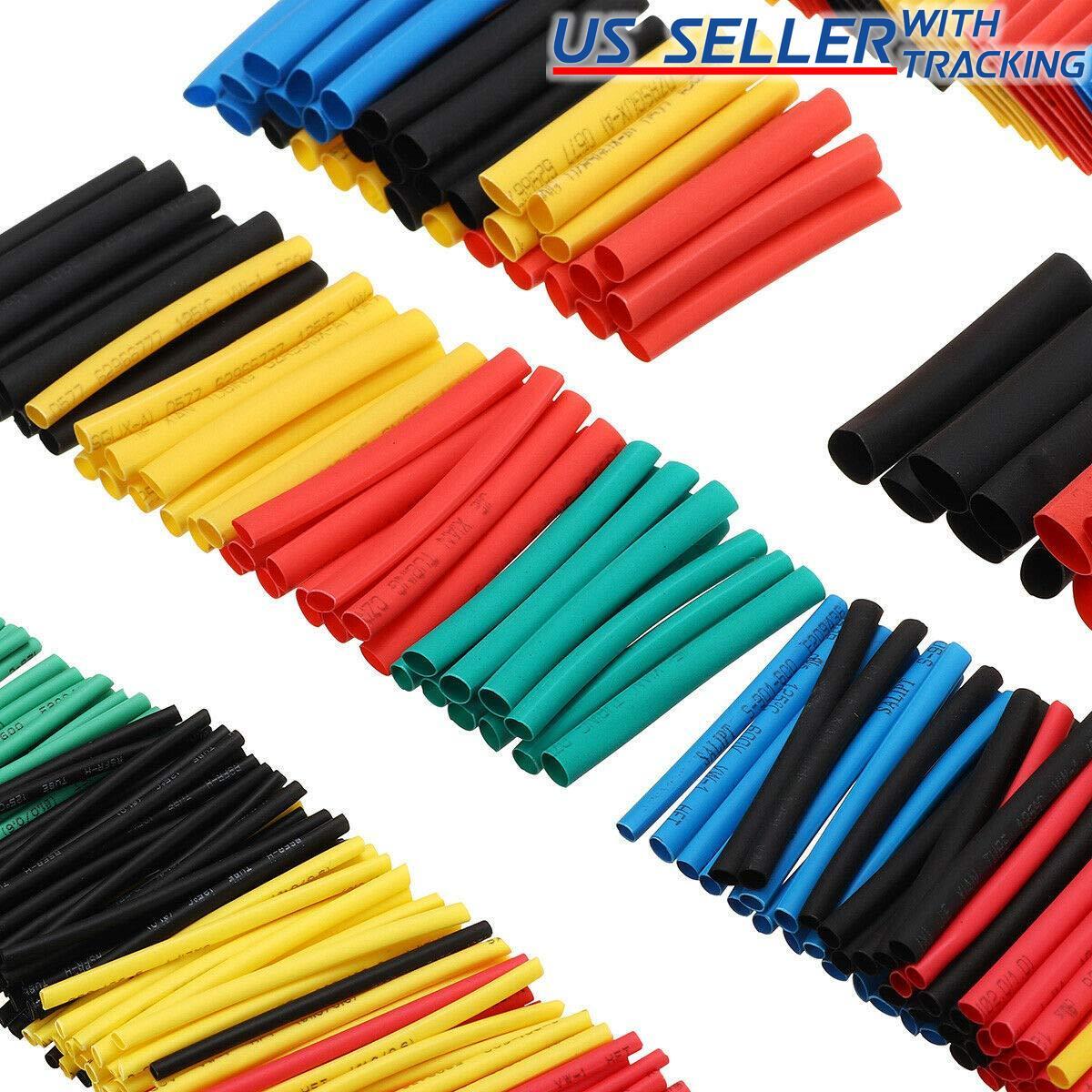164pcs Multicolor Heat Shrink Tubing Electrical Wire Insulation Cable Sleeve Kit