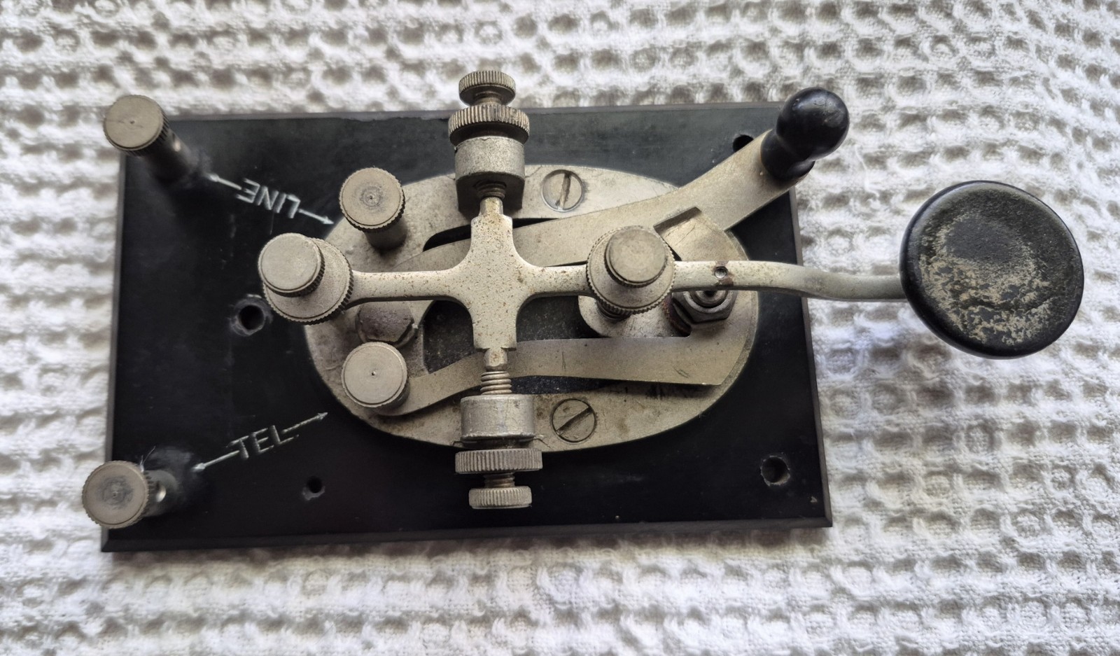 Vintage WWII Lionel? J-38 Telegraph Keyer, No Markings, Good Shape...Look & Read