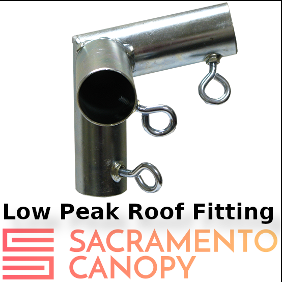 Low Peak Canopy Fittings Kits, DIY Carport or Greenhouse, EMT Connector Parts