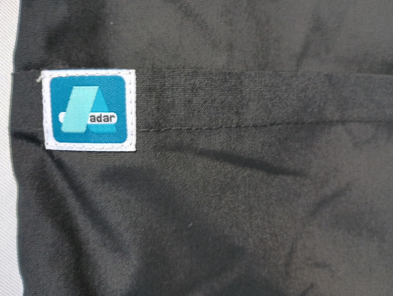 Adar NEW Unisex Large Black Doctor Nurse Multiple Pockets Consultation Coat