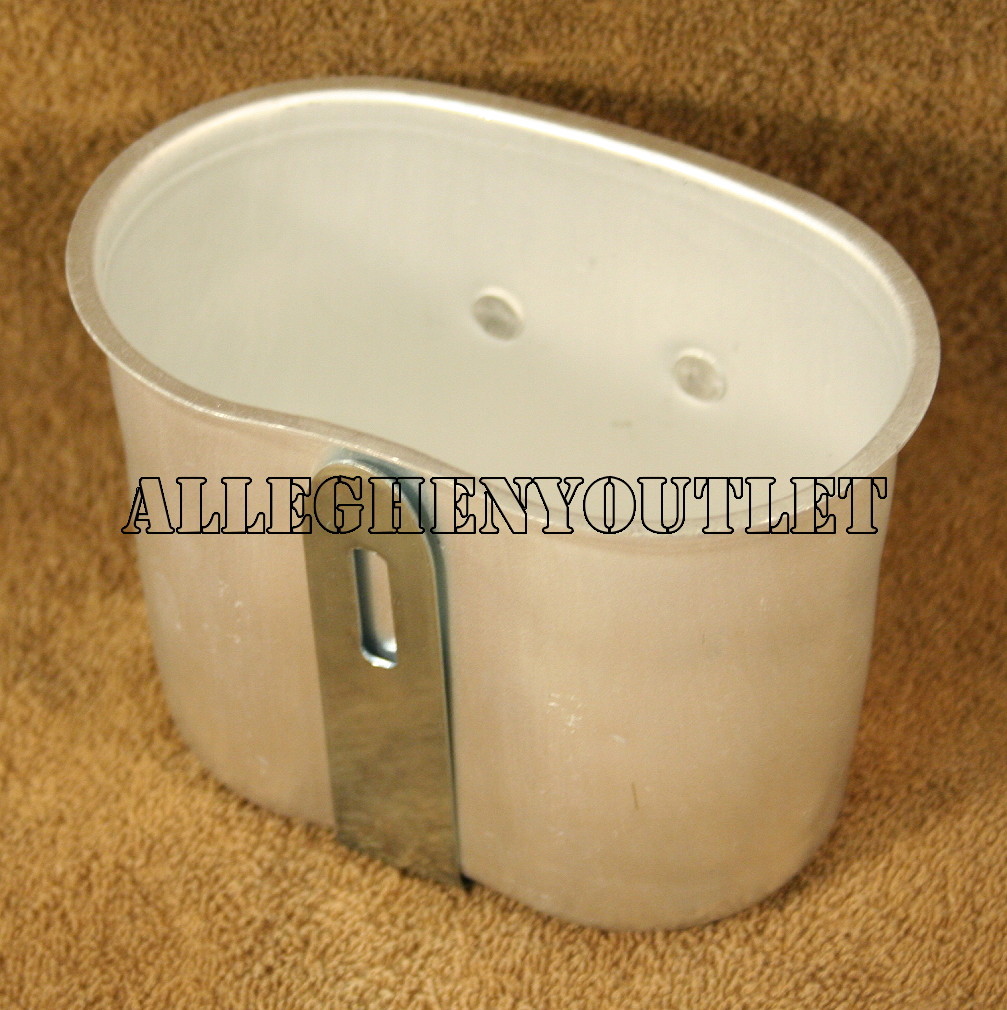 A G.I. Military Style Aluminum 1 Quart Canteen Cup 513 Rothco
