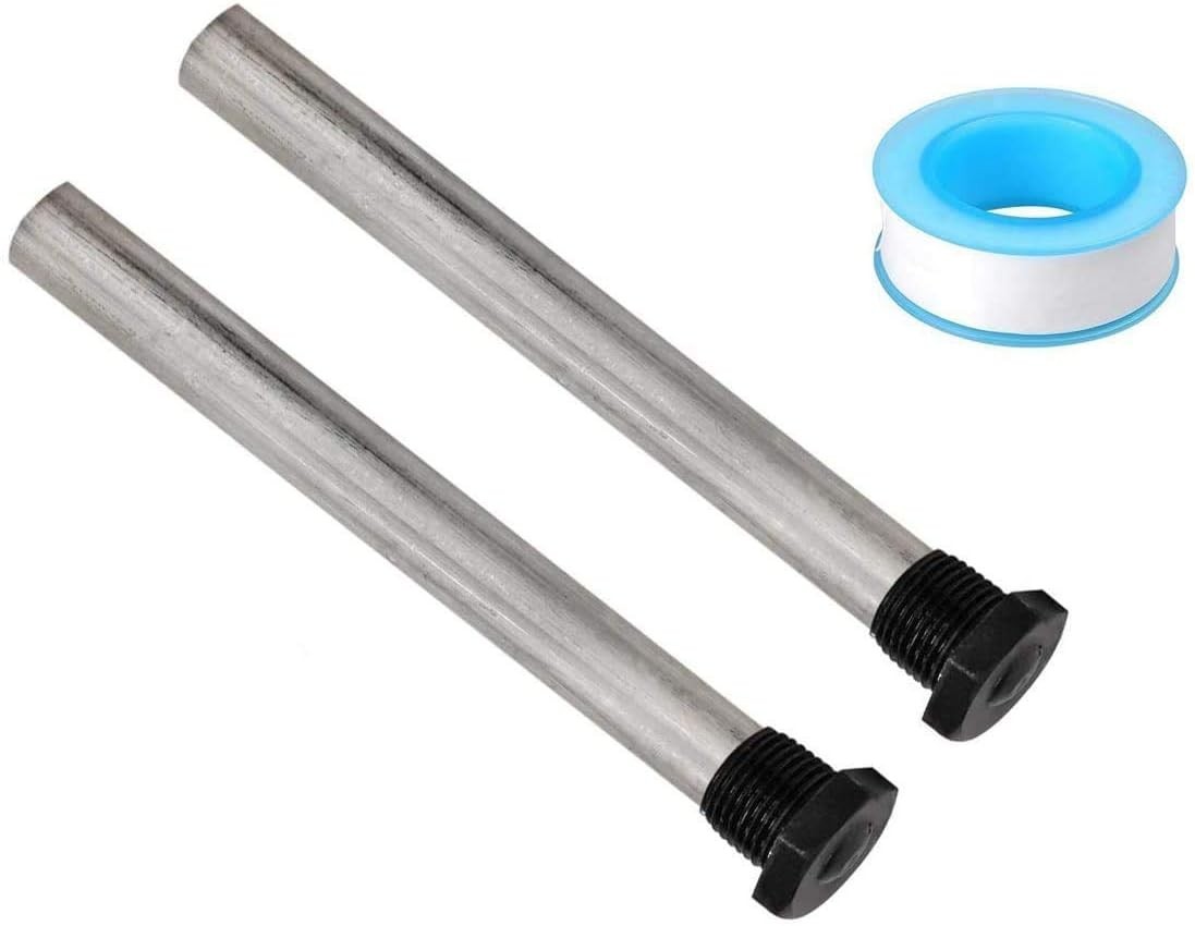 2-pack RV Water Heater Anode Rod - Magnesium Anode Rod 3/4 NTP Thread - Tank ...