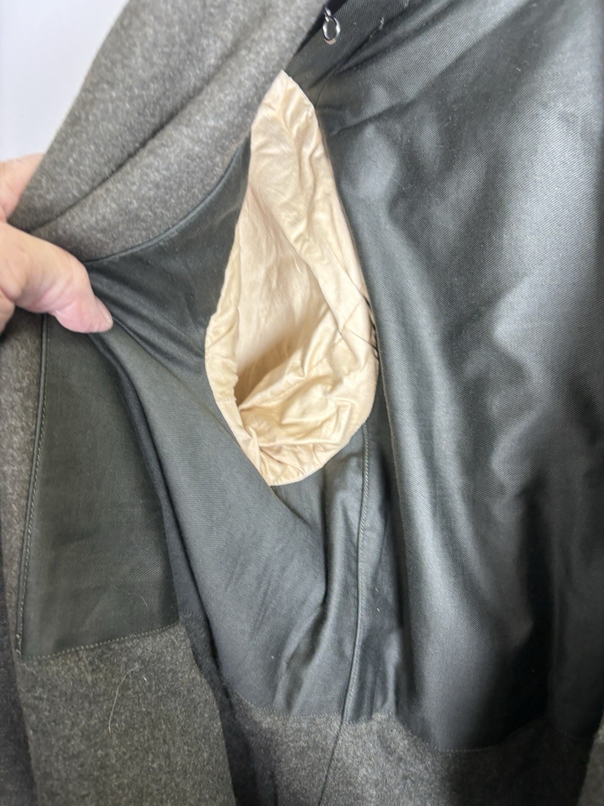 WWII USMC Overcoat 1942-43 Quartermaster 4-L Long Wool Coat