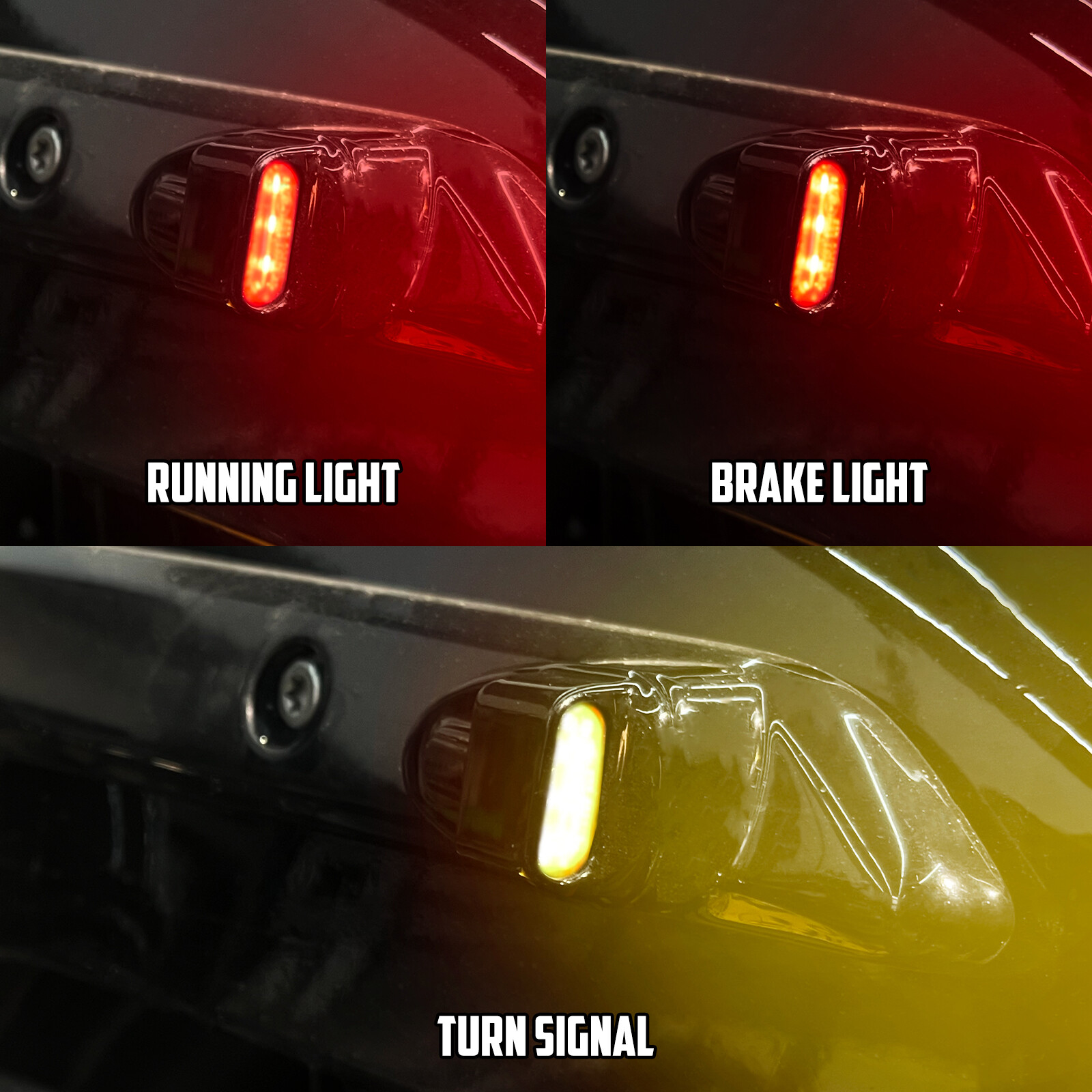 Black Rear Turn Signal Brake LED Light Fit For Harley Nightster RH975 2022-2023