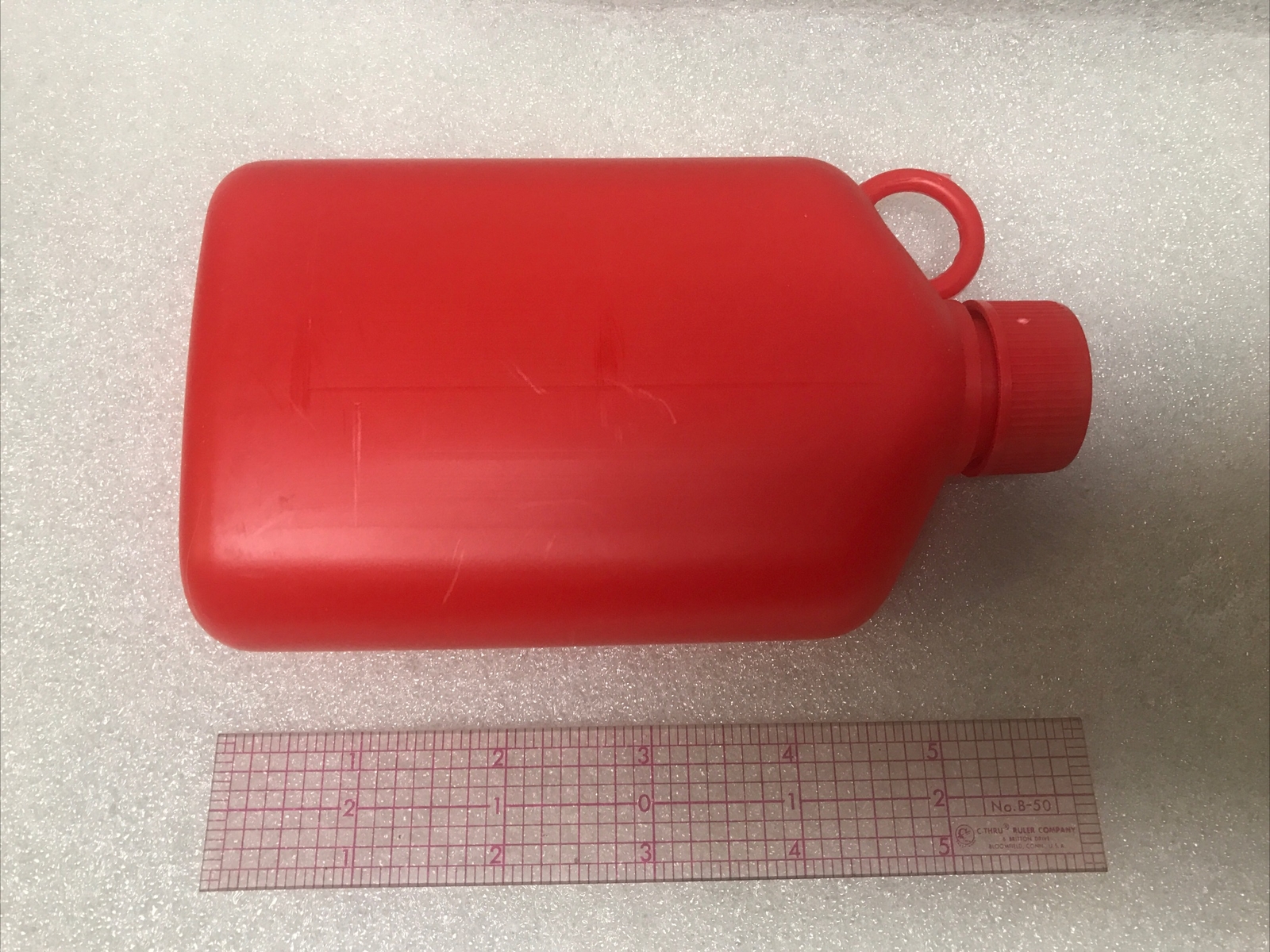 Plastic Alcohol Flask - Red - 2 Pack - 300ml - 10oz Free Shipping