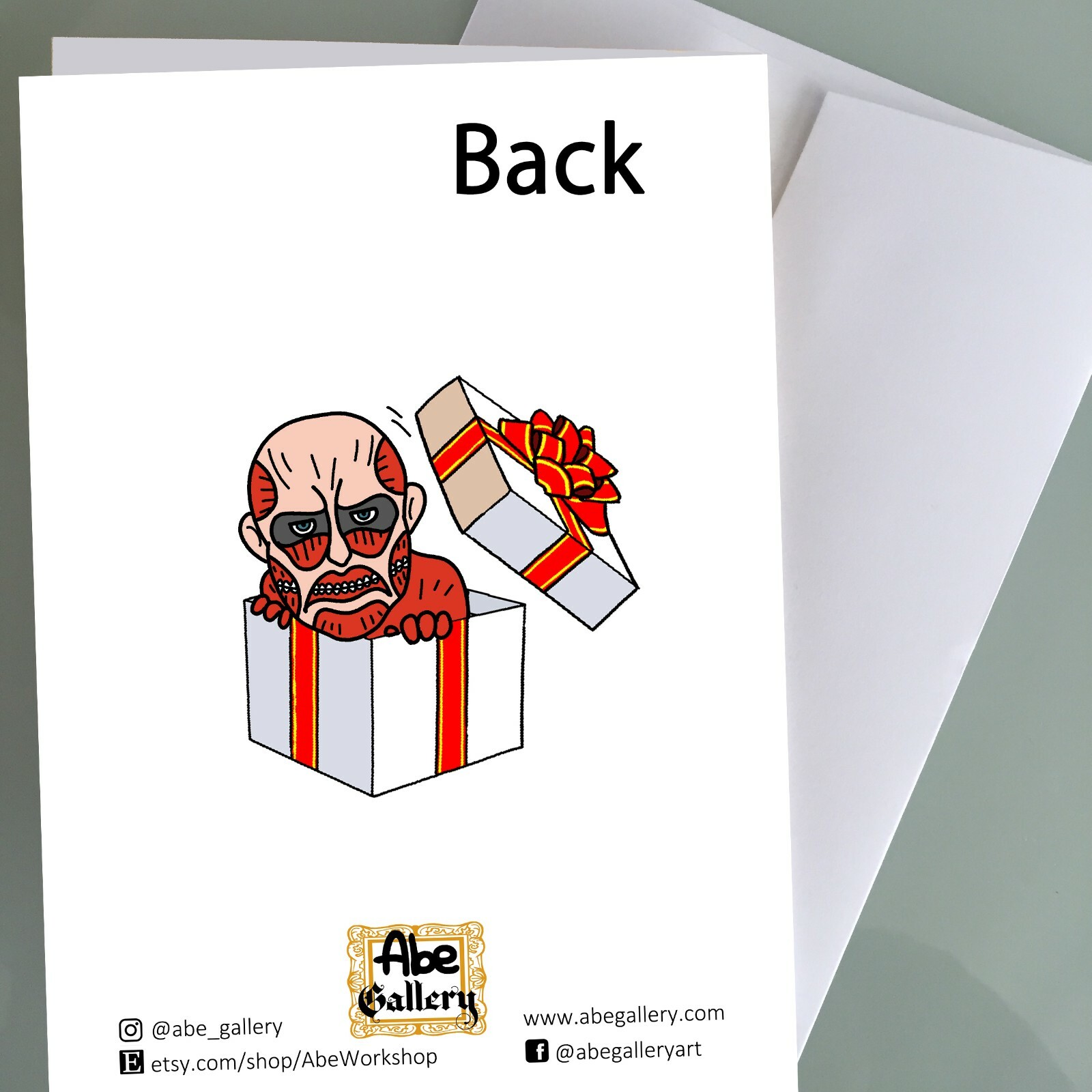 Attack on Titan Birthday Card - Funny Birthday Card Boys Anime Fan Art Happy