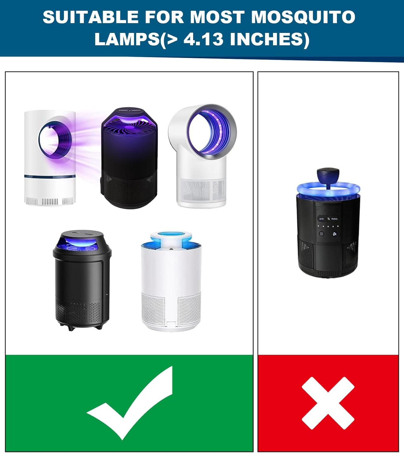 36 Pack 4.3" Refills for Katchy Indoor Insect Trap(Ultra Sticky),1:1 Precision F