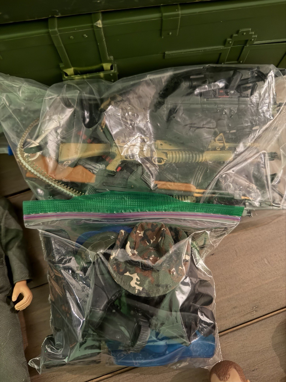Military Action Figures Mixed Lot with Camouflage Clothing & Accessories