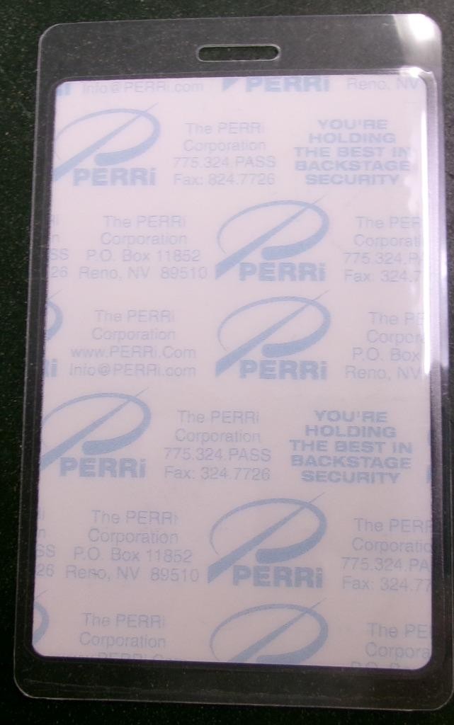 Vintage Genuine Ozzfest 1999 Laminated Backstage Pass LOCAL