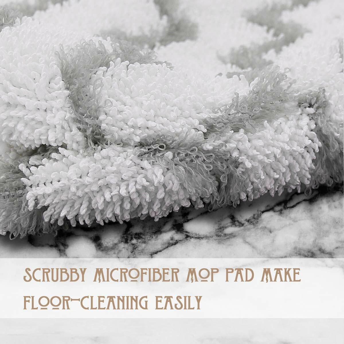 3 Pk Steam Mop Pad with Scrub Strips Microfiber Replacement Pad Refill for Shark