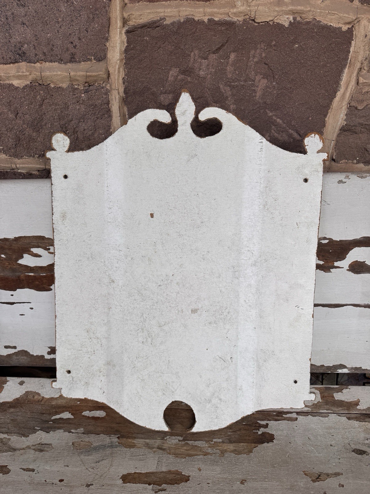 Vintage Dauphin Oil Co Sign Wood Single Face