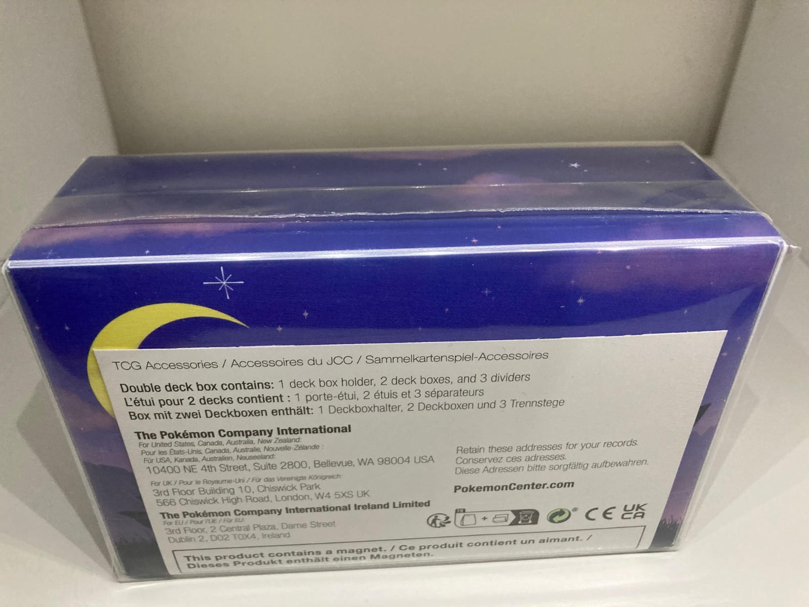 Pokemon Center TCG Eevee & Umbreon Twilight Double Deck Box - Fast Ship, Sealed!