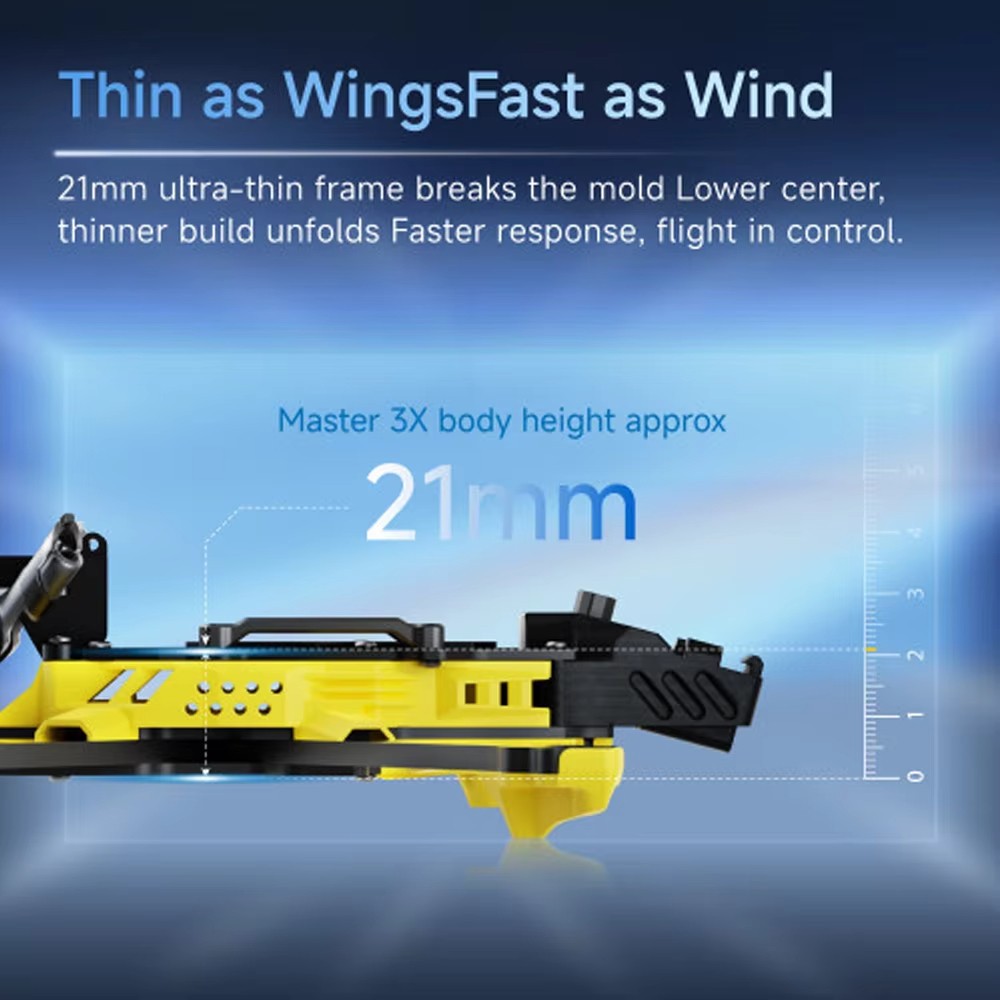 SpeedyBee Master3X Master 3X Modular Frame 3-3.6 Inch RC FPV Freestyle Frame