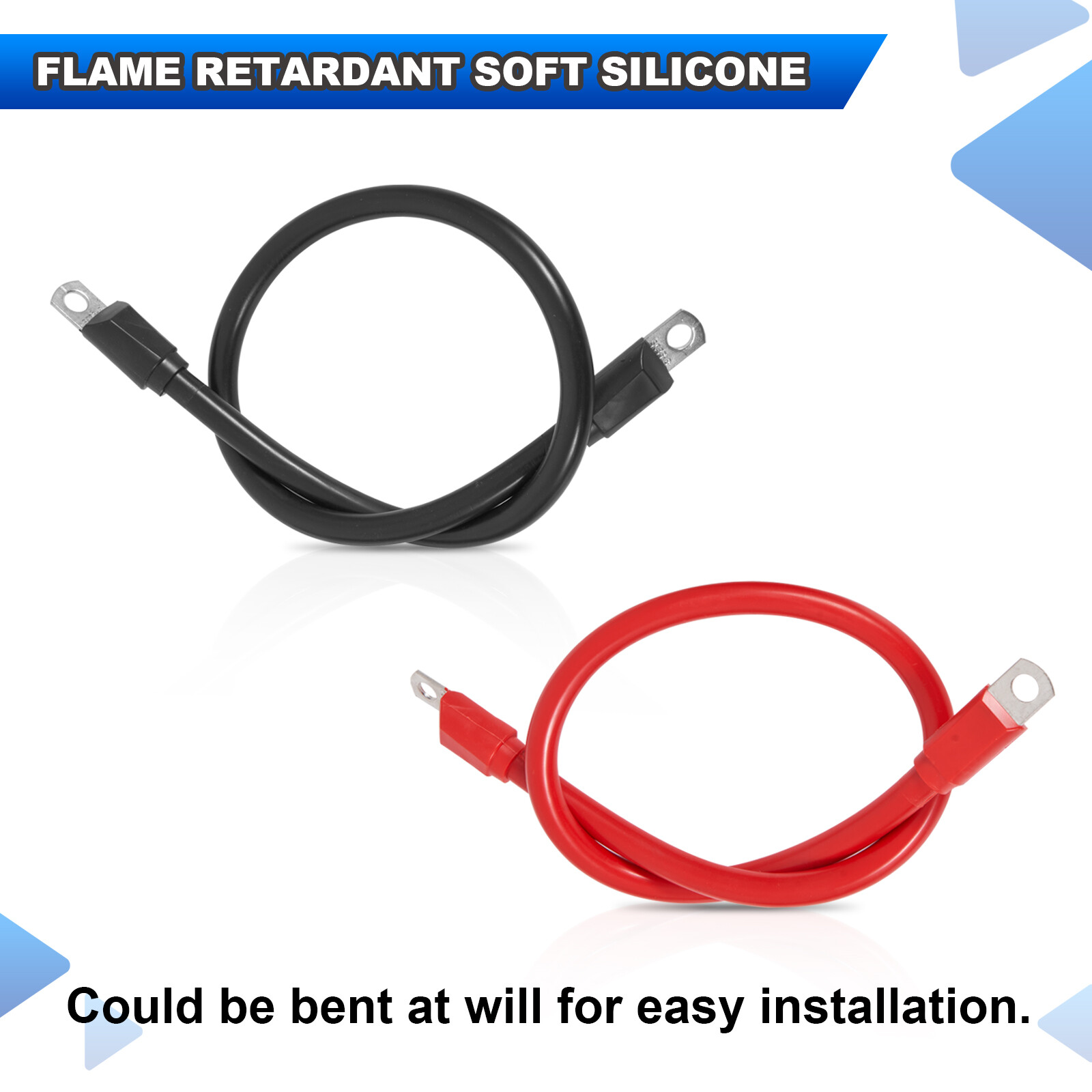 7Pcs Golf Cart Battery Cables Wiring Kit for EZGO TXT 1994-up 36 and 48 Volt