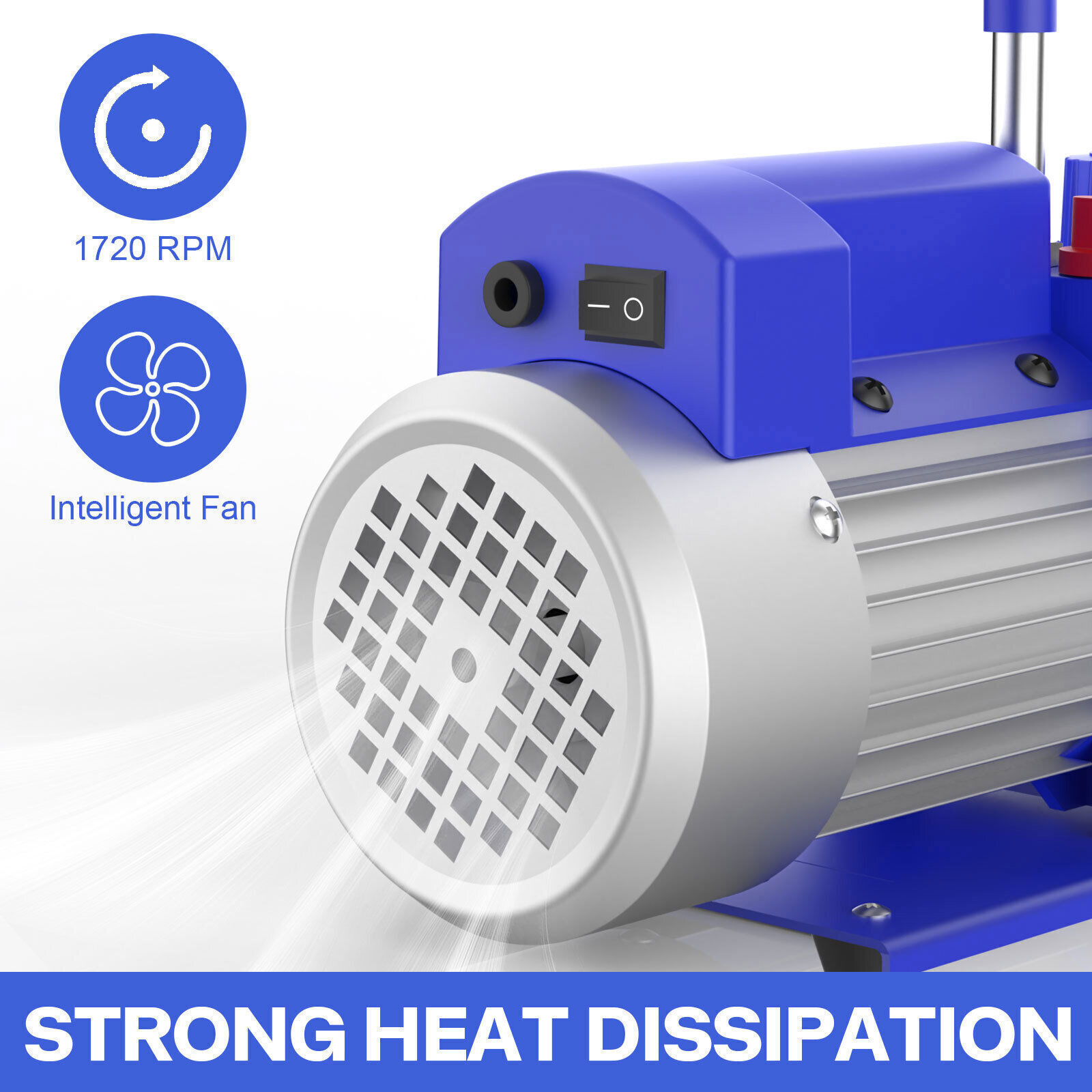 3 CFM Air Vacuum Pump HVAC Manifold Gauge Set AC A/C Refrigeration Kit SHIP NOW