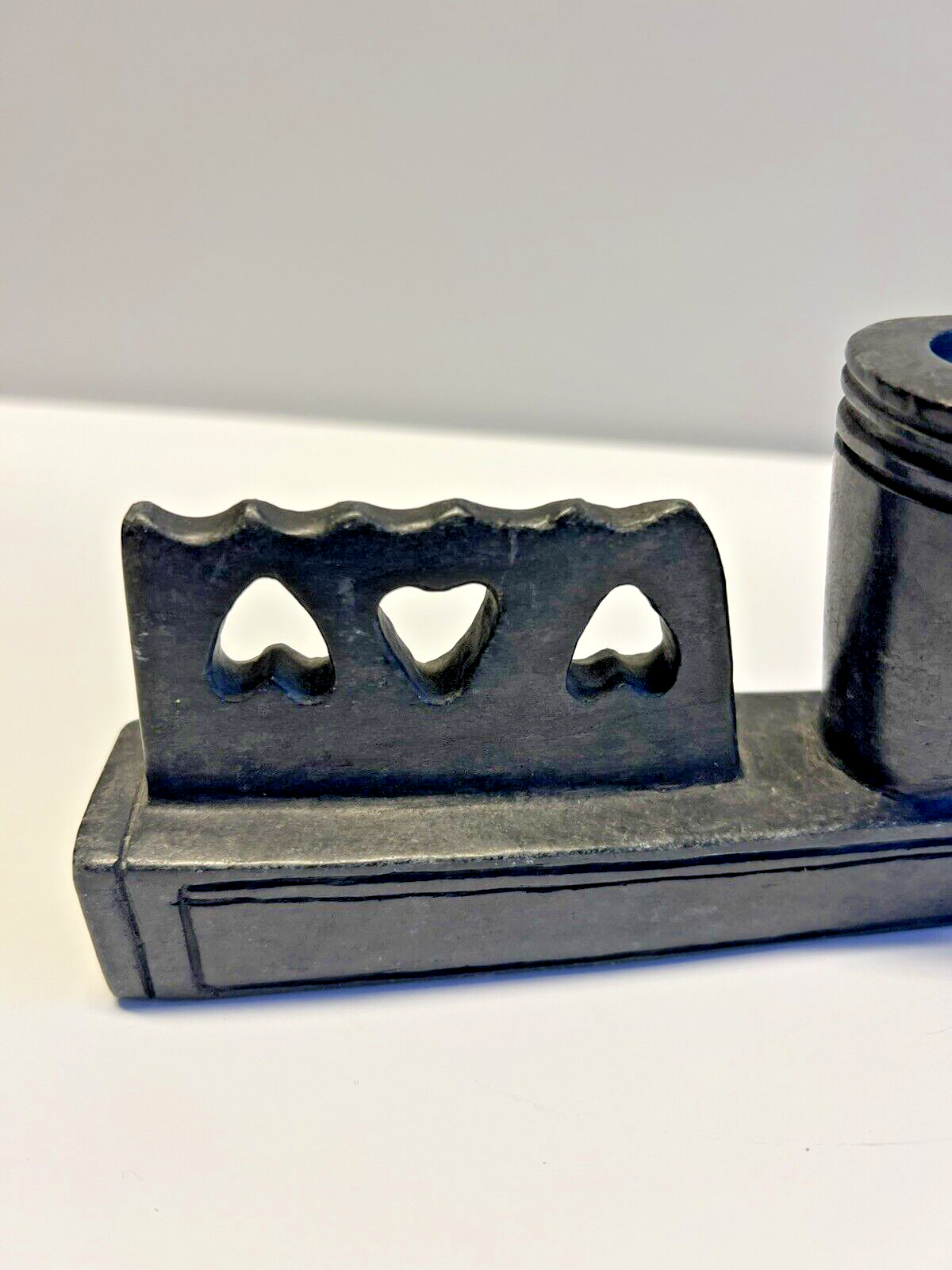 Antique Original Native American Indian Train Smoking Pipe; Late 1800's