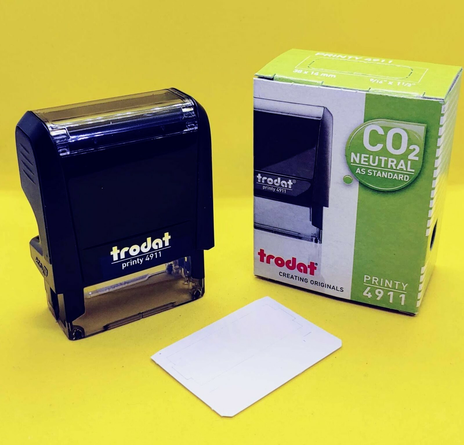 Trodat Printy 4911 Self Inking Stamp Black Ink