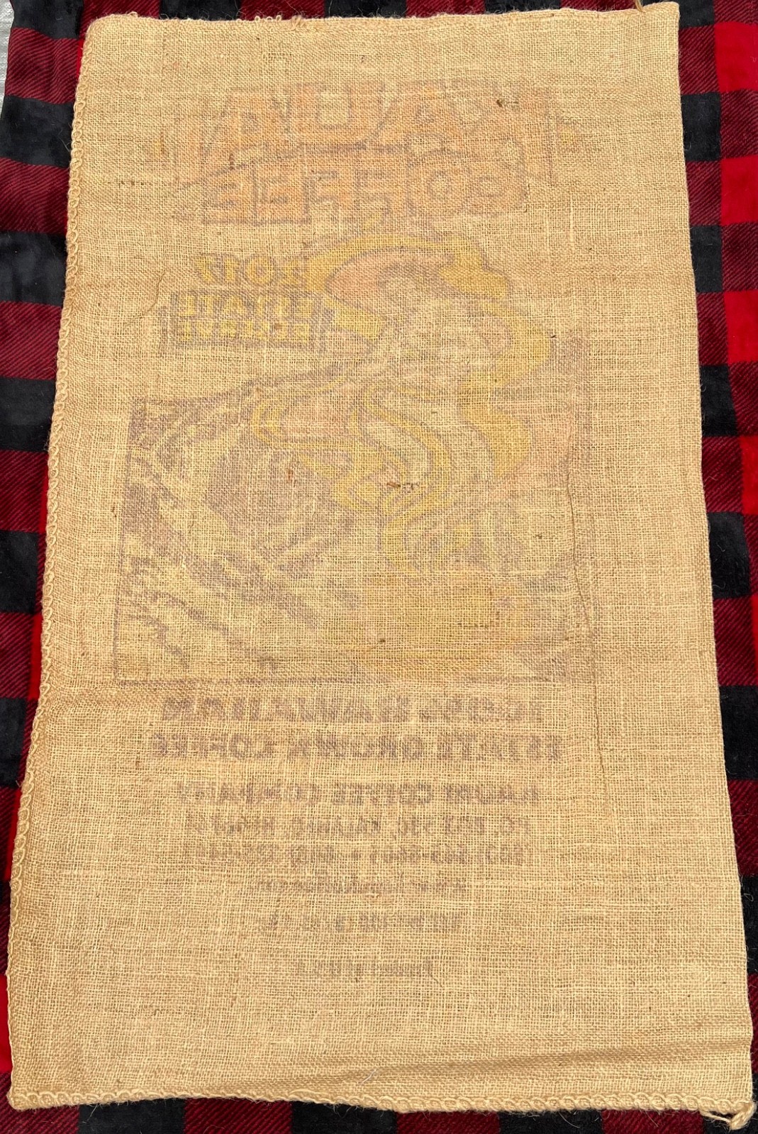 2017 ~ KAUAI COFFEE (Estate Reserve) *** Burlap Coffee Bag *** “Brand New!” ***