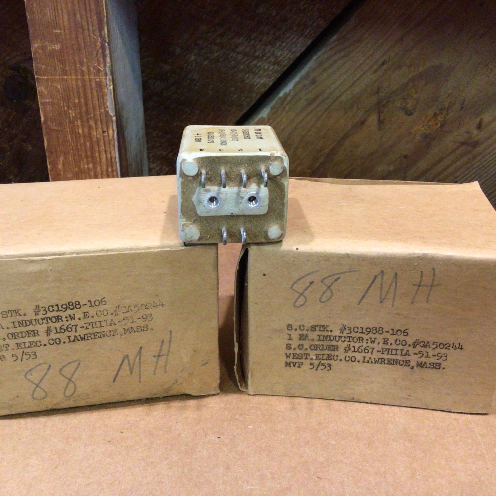 Western Electric GA-50764 Transformer & (2) GA50244 Inductors – LoFi Audio/DIY