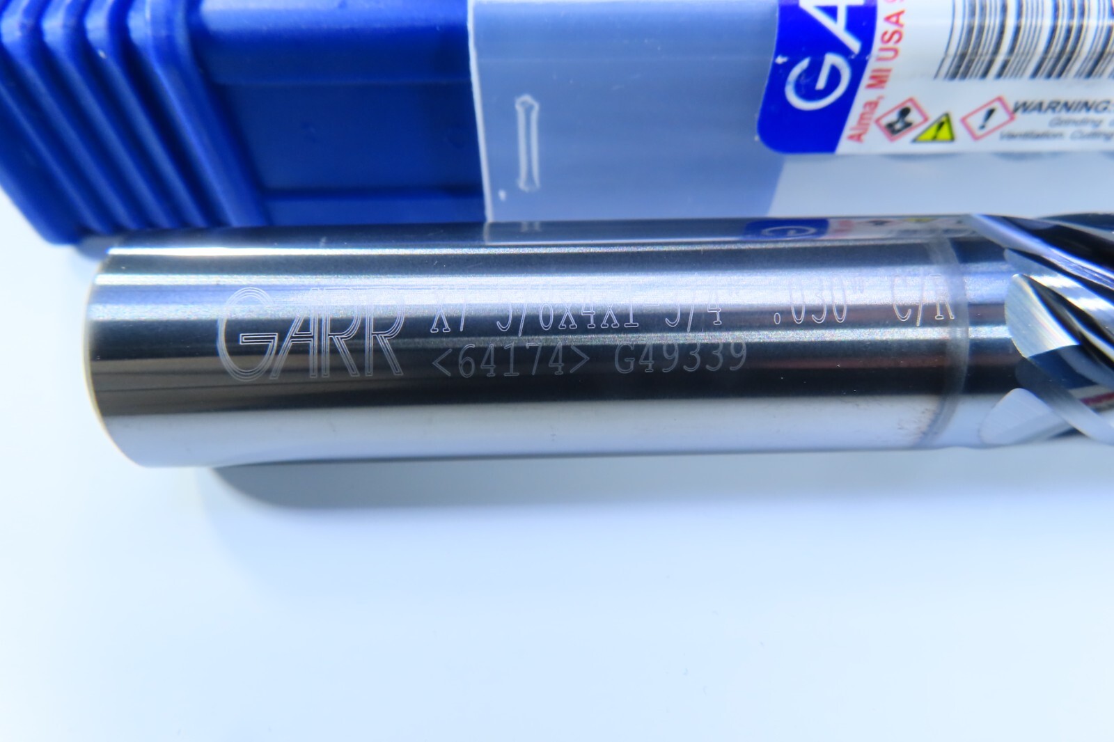 LOT ( 5 PCS ) NEW 5/8" GARR VX-7 SERIES 7 FLUTE ALCRONOS 64174 CARBIDE END MILL