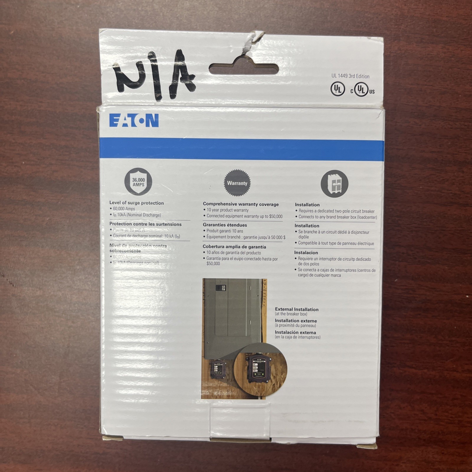 Eaton CHSPT2SURGE10 Complete Home Surge Protection - 60,000 AMPS