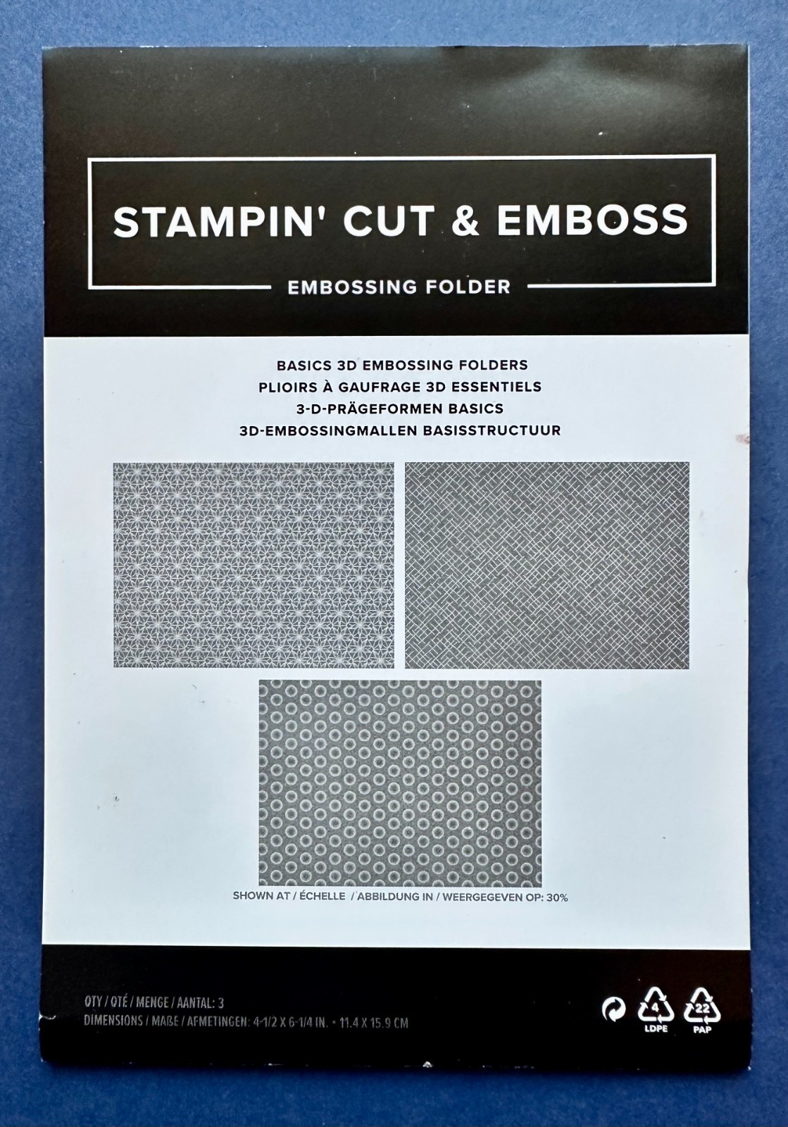 Stampin' Up! New and Used Embossing Folders - you choose! Volume Discount!!!