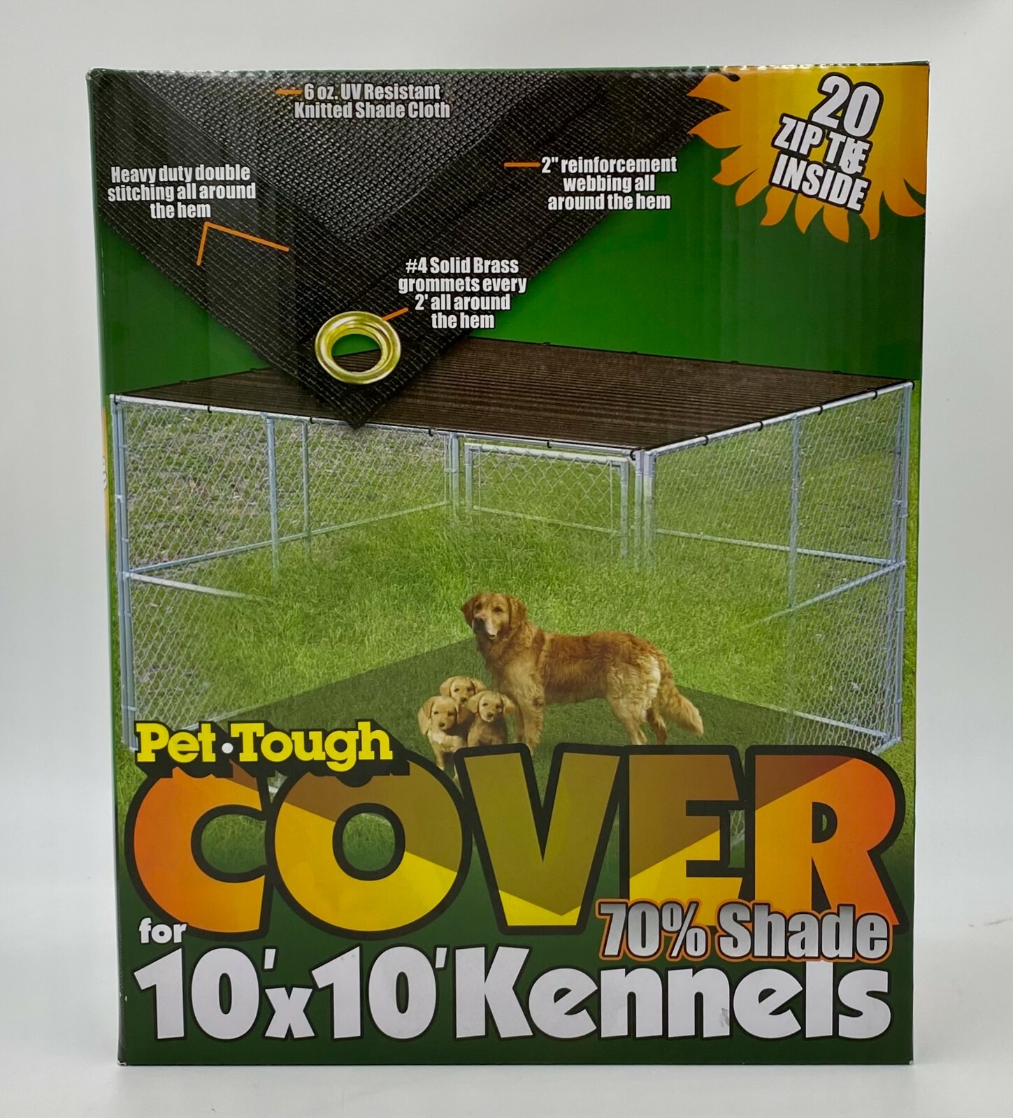 DeWitt Pet Tough 10' x 10' 70% Shade Kennel Cover