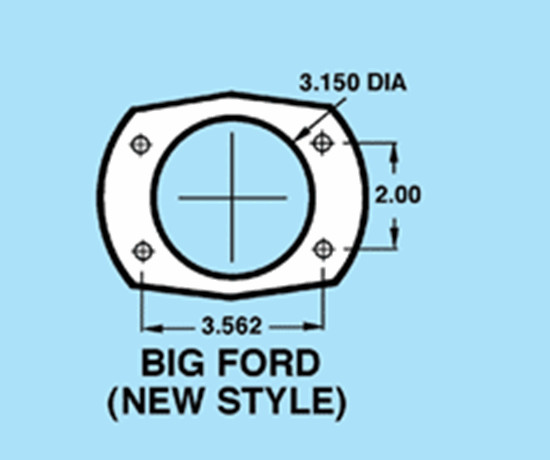 9 inch Ford 11" Drum Brake Kit 4.75 GM bolt pattern Big Ford New Style Housing
